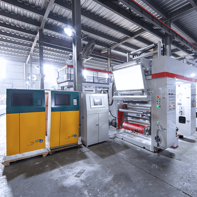 GWASY-B2 3 Motor System آلة طباعة مطبوعات بالحاسوب ذات سرعة متوسطة للأفلام البلاستيكية ذات السرعة المتوسطة في 140 mpm